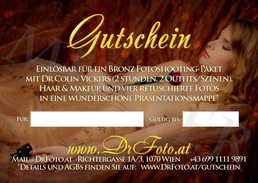 Bronze Fotoshooting-Paket Gutschein Rückseite